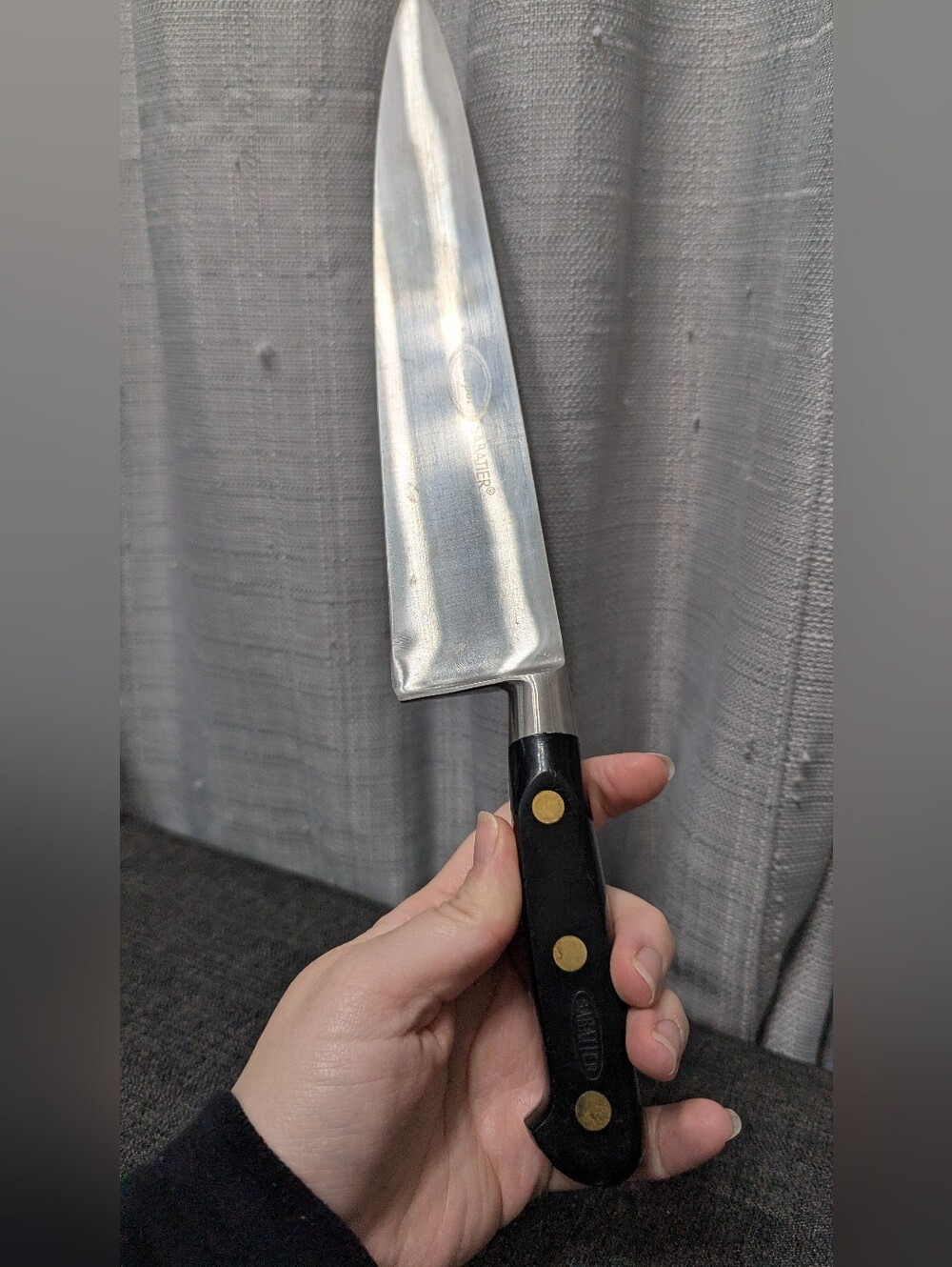 Vintage Sabatier Davpol Professional Chef Knife Stainless Steel FRANCE!! RARE